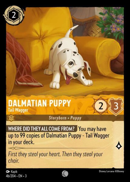 Dalmation Puppy - Tail Wagger - B - Lorcana Player