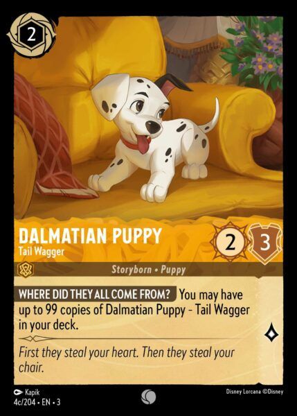Dalmation Puppy - Tail Wagger - C - Lorcana Player