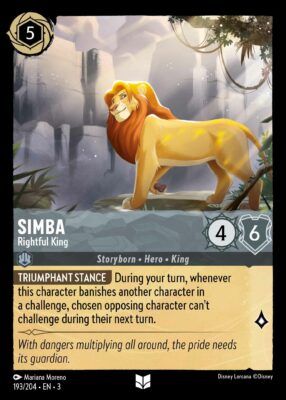 Simba - Rightful King - Lorcana Player