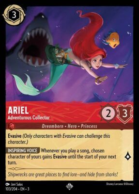 Ariel - Adventurous Collector - Lorcana Player