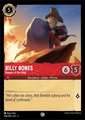 Billy Bones - Keeper of the Map - Lorcana Player