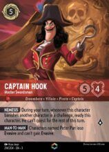 Captain Hook - Master Swordsman - Enchanted - Lorcana Player