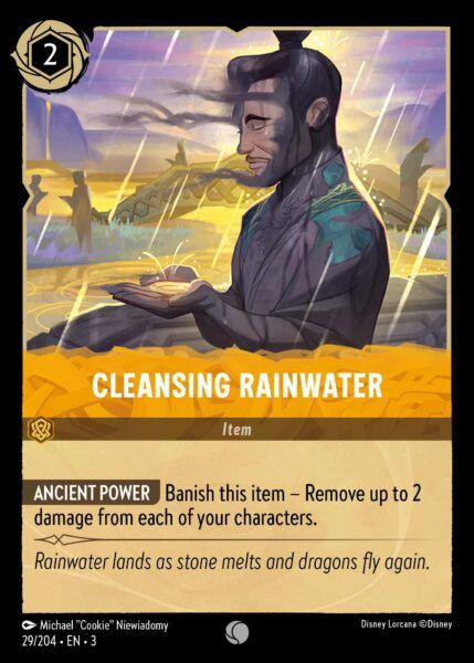 Cleansing Rainwater - Lorcana Player