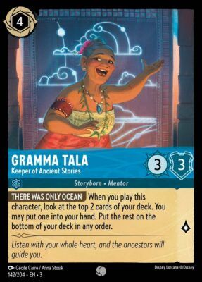 Gramma Tala - Keeper of Ancient Stories - Lorcana Player
