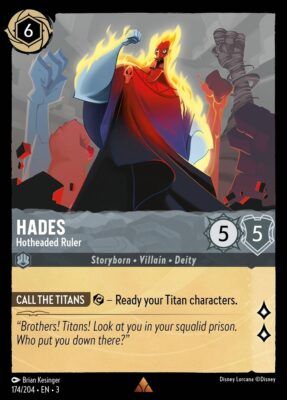 Hades - Hotheaded Ruler - Lorcana Player
