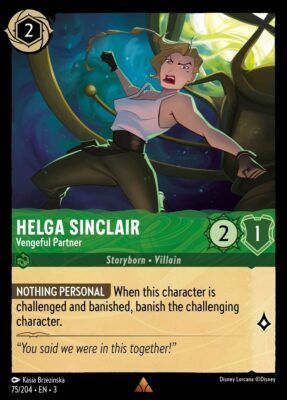 Helga Sinclair - Vengeful Partner - Lorcana Player