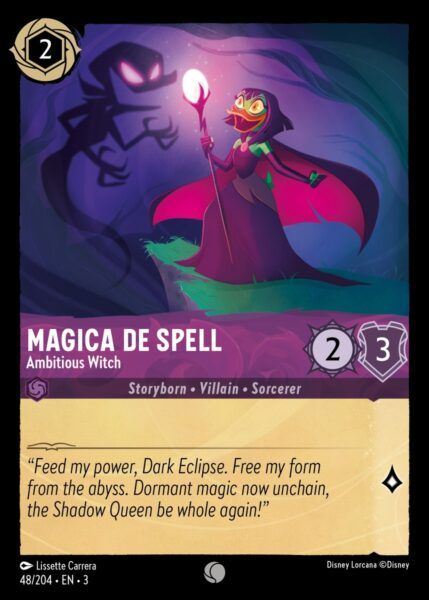 Magica De Spell - Ambitious Witch - Lorcana Player