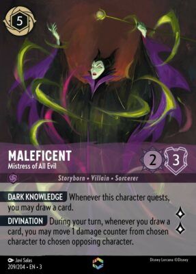 Maleficent - Mistress of All Evil - Enchanted - Lorcana Player