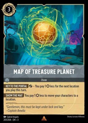 Map of Treasure Planet - Lorcana Player