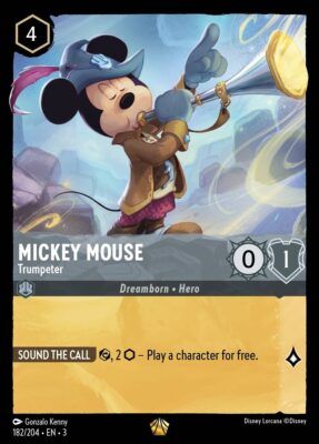Mickey Mouse - Trumpeter - Lorcana Player