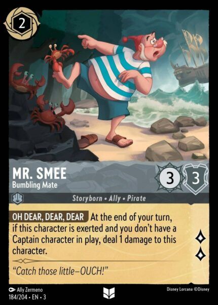 Mr. Smee - Bumbling Mate - Lorcana Player