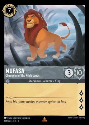 Mufasa - Champion of the Pride Lands - Lorcana Player