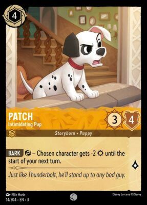 Patch - Intimidating Pup - Lorcana Player