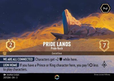 Pride Lands - Pride Rock - Enchanted - Lorcana Player