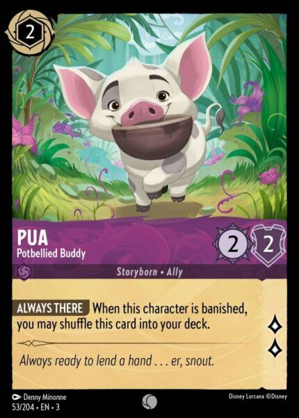 Pua - Potbellied Pig - Lorcana Player