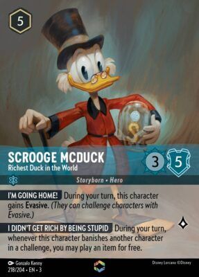Scrooge McDuck - Richest Duck in the World - Enchanted - Lorcana Player