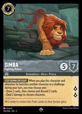 Simba - Fighting Prince - Lorcana Player