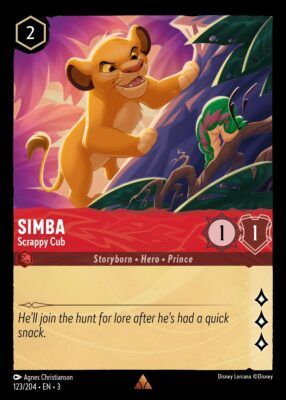 Simba - Scrappy Pup - Lorcana Player