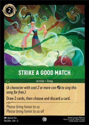 Strike A Good Match - Lorcana Player
