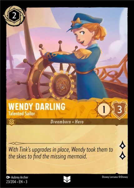 Wendy Darling - Talented Sailor - Lorcana Player