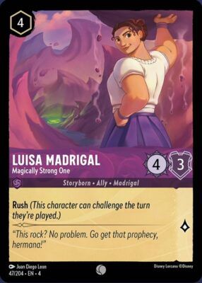 Luisa Madrigal - Magically Strong One - Lorcana Player