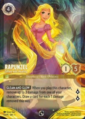 Rapunzel - Gifted With Healing - Challenge Promo - Lorcana Player