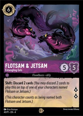 Flotsam & Jetsam - Entangling Eels - Event Promo - Lorcana Player