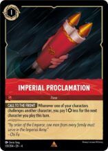 Imperial Proclamation - Lorcana Player