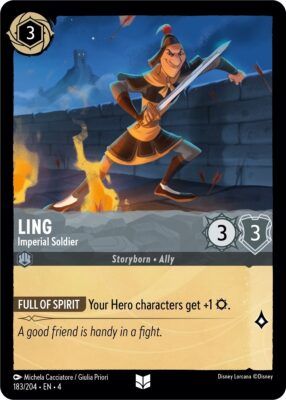 Ling - Imperial Soldier - Lorcana Player
