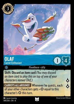 Olaf - Carrot Enthusiast - Lorcana Player