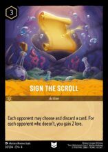 Sign The Scroll - Lorcana Player