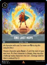 One Last Hope - LQ - Lorcana Player